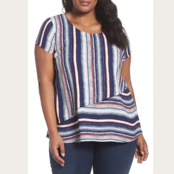 Sejour Tops - Sejour | Plus Size 20| Double Layer Blouse Sejour Tops - Sejour | Plus Size 20| Double Layer Blouse